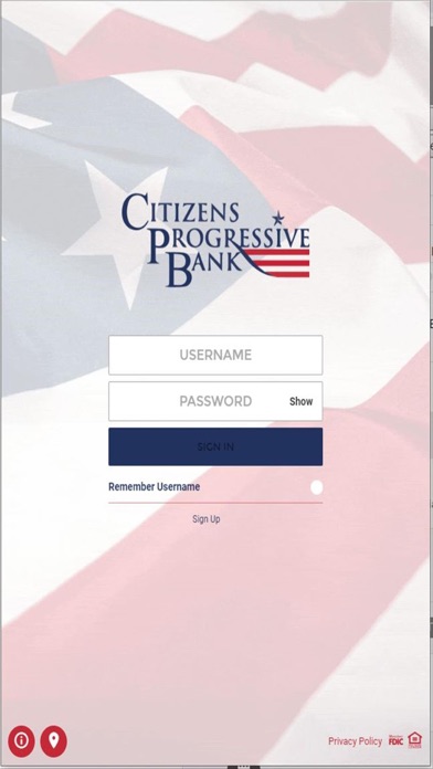 Citizens Progressive Bank Screenshot