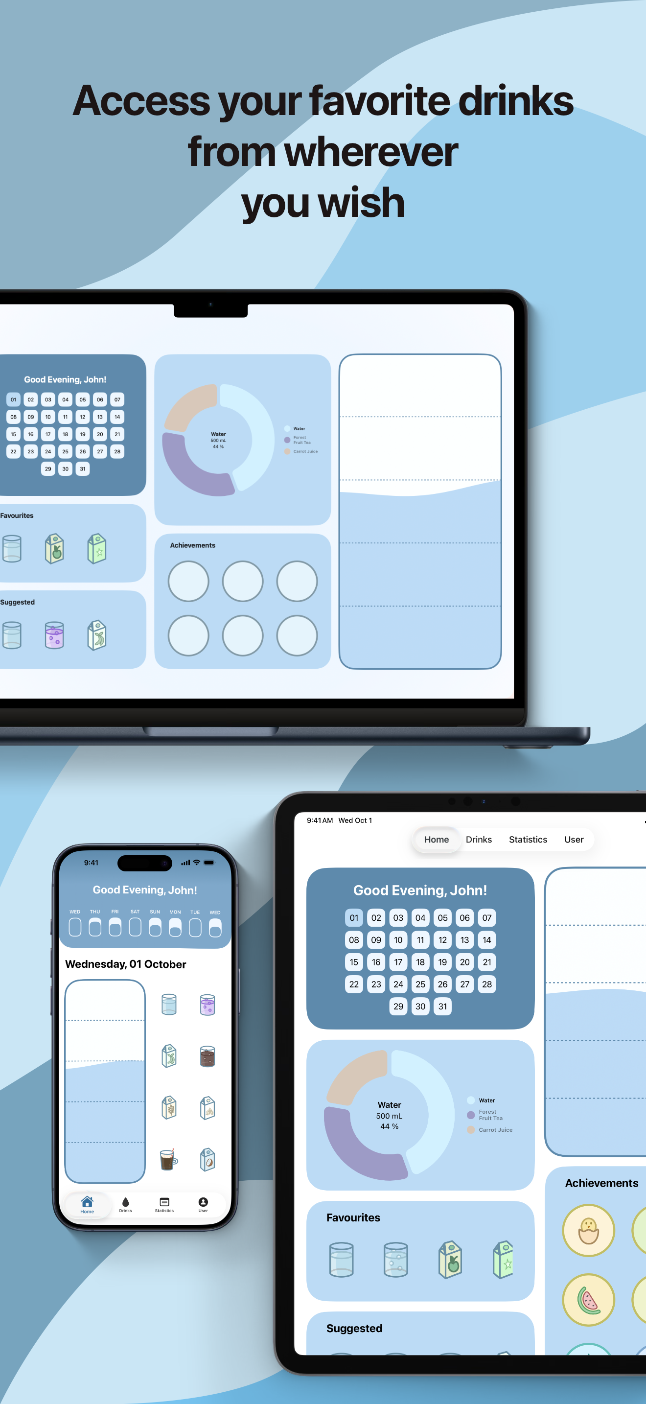 Water Daily Intake Tracker