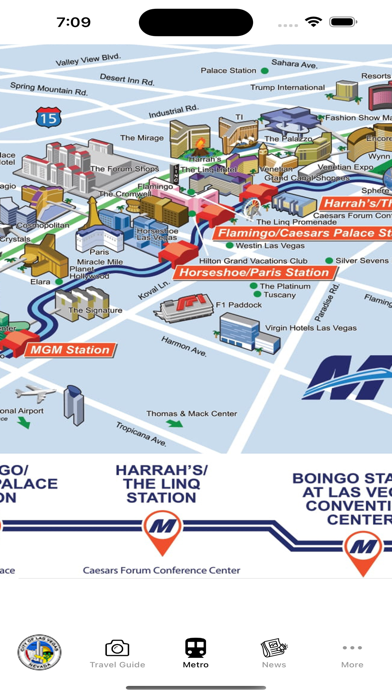 Las Vegas Guide and Subway map Screenshot