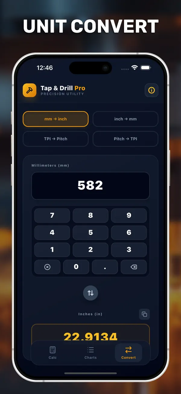 Screenshot #3 pour Tap & Drill Pro