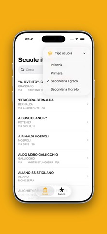 Scuole italiane iPhone screenshot