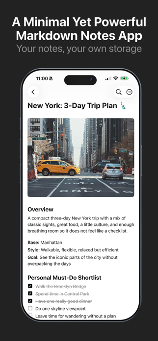 Notelane - Markdown Editor Screenshot 1 of 5