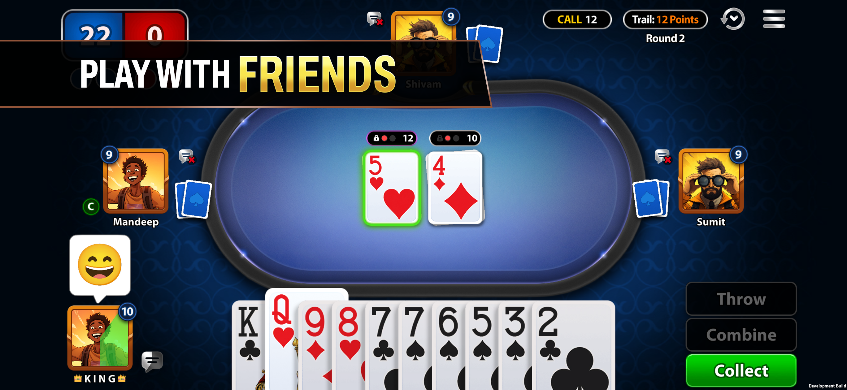 Seep King: Sweep Card Game screenshot 2
