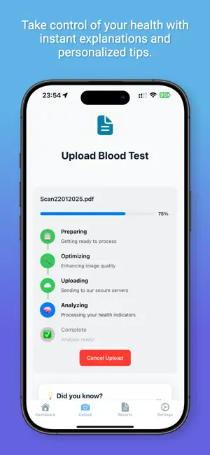 BloodHawk: Blood Test Scanner screenshot 2