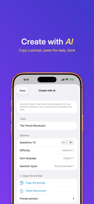 Prova: Quiz & Test Maker screenshot 3