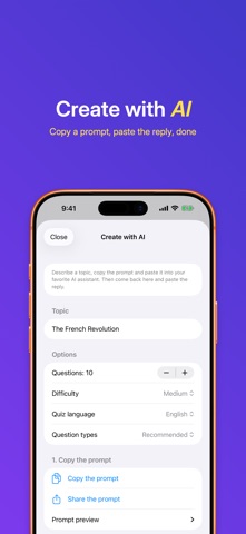 Prova: Quiz & Test Maker Screenshot 3 of 5