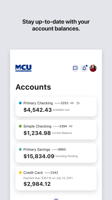 NYMCU Mobile Banking Screenshot 3 of 5