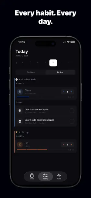 STAKD Arcs: Life Habit Tracker screenshot 2
