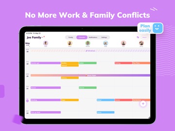 Cubbily:Shared Family Calendar iPad screenshot 9