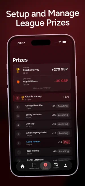 FPL Mini-League Prize Tracker screenshot 4