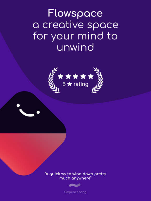 Flowspace - Drawing Meditation iPad screenshot 1 - Health & Fitness app