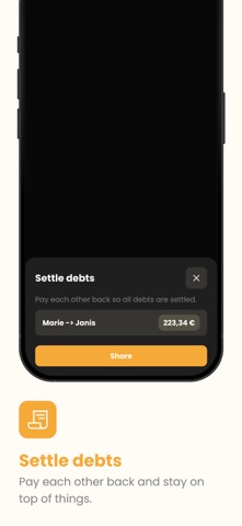 Niffl - the Expense Splitter Screenshot 4 of 7