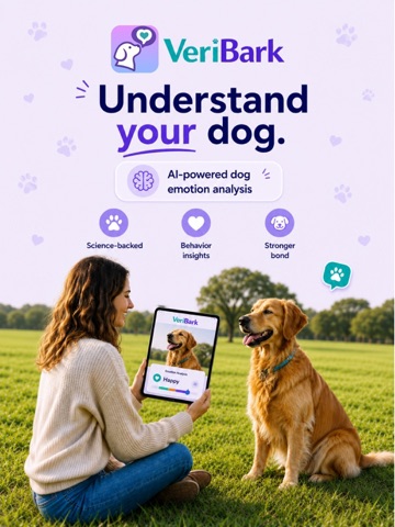 VeriBark - AI Dog Translator iPad screenshot