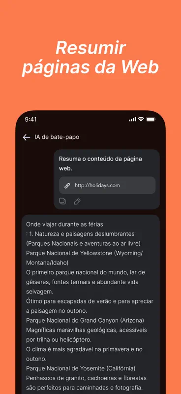 Cload AI -Chatbot IA português screenshot 2 of 6