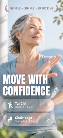Chair Yoga Tai Chi Pilates Fit iPhone screenshot