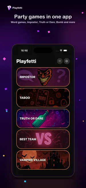 Playfetti screenshot 1