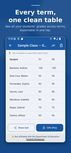 AnongKlase: Class Record screenshot 2