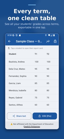 AnongKlase: Class Record Screenshot 2 of 9