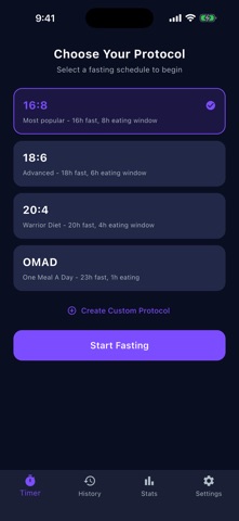 Fasting Timer - IF Tracker Screenshot 3 of 3