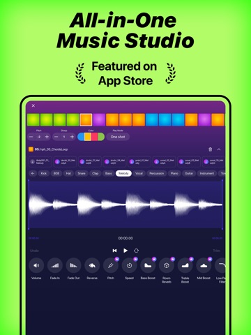 Drum Pads 24 Beat Maker Music iPad screenshot