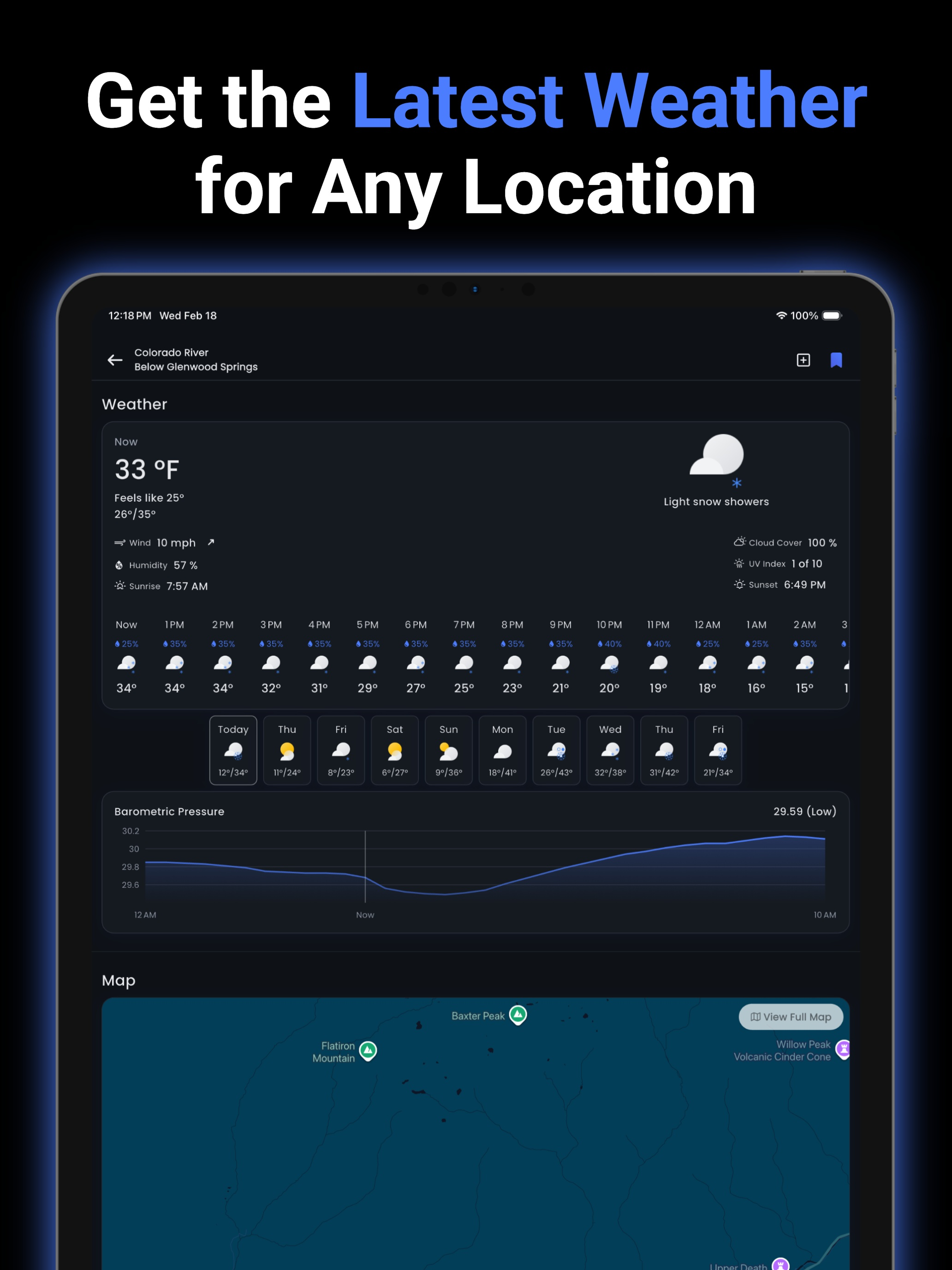 Riffle: River Levels & Weather