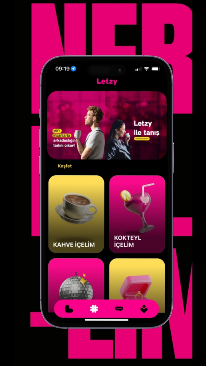 Letzy - Etkinlik arkadaşı bul