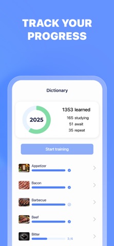 Enly: Learn English Words iPhone screenshot