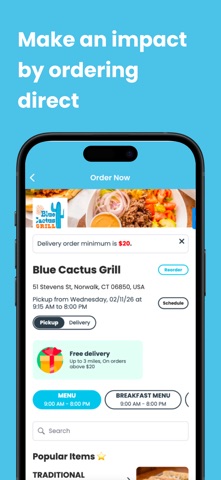 Blue Cactus Grill screenshot