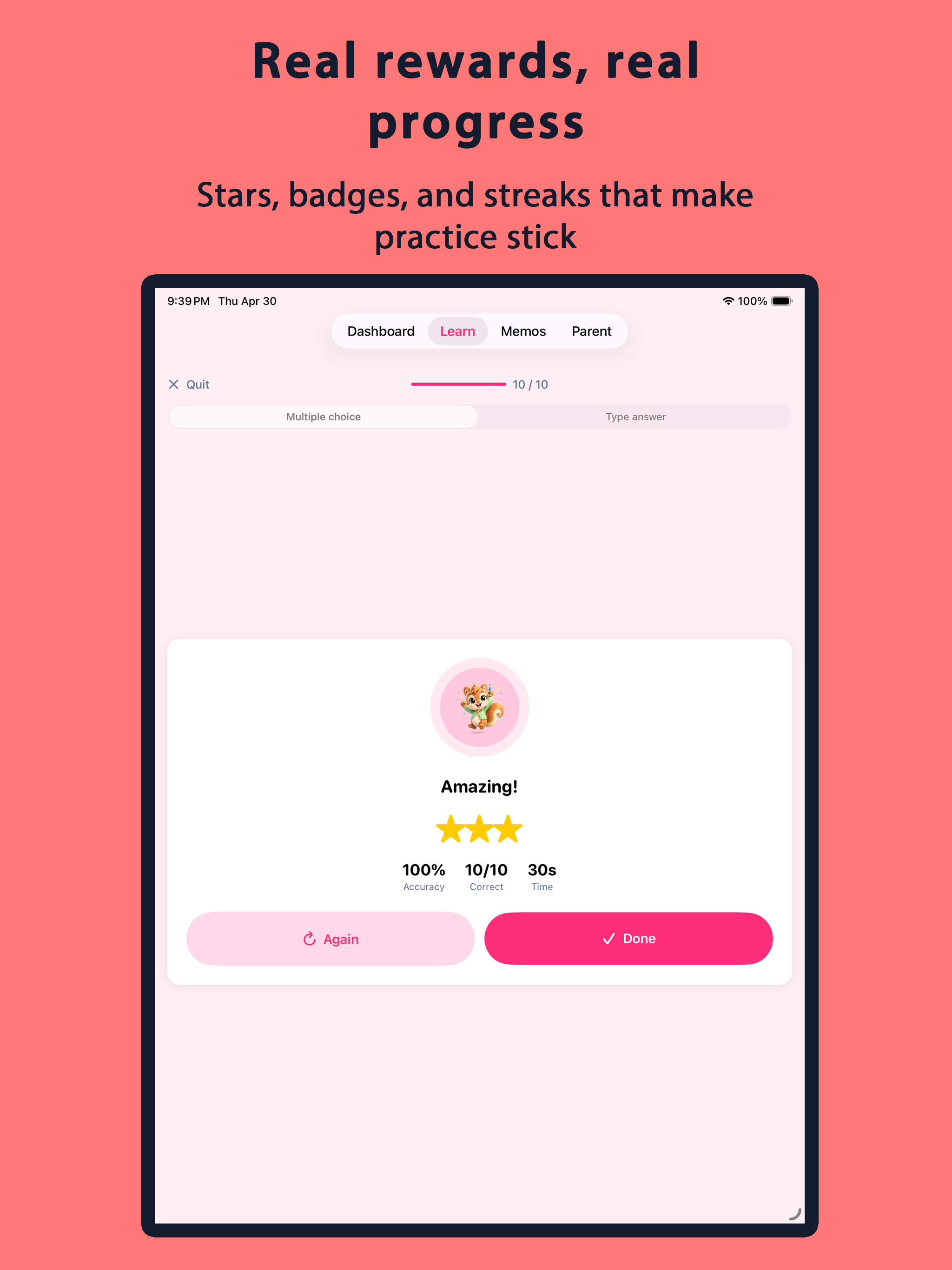 Memo: Math Trainer for Kids