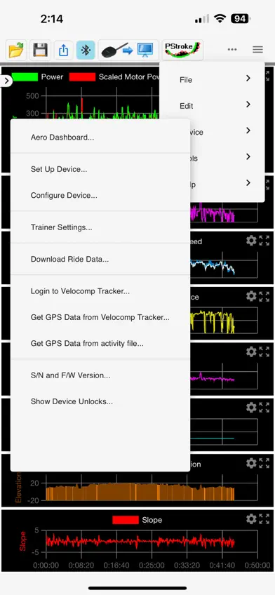 Velocomp Wireless screenshot 3