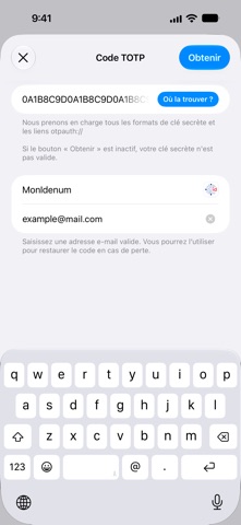 TOTP Authenticator iPhone screenshot 5