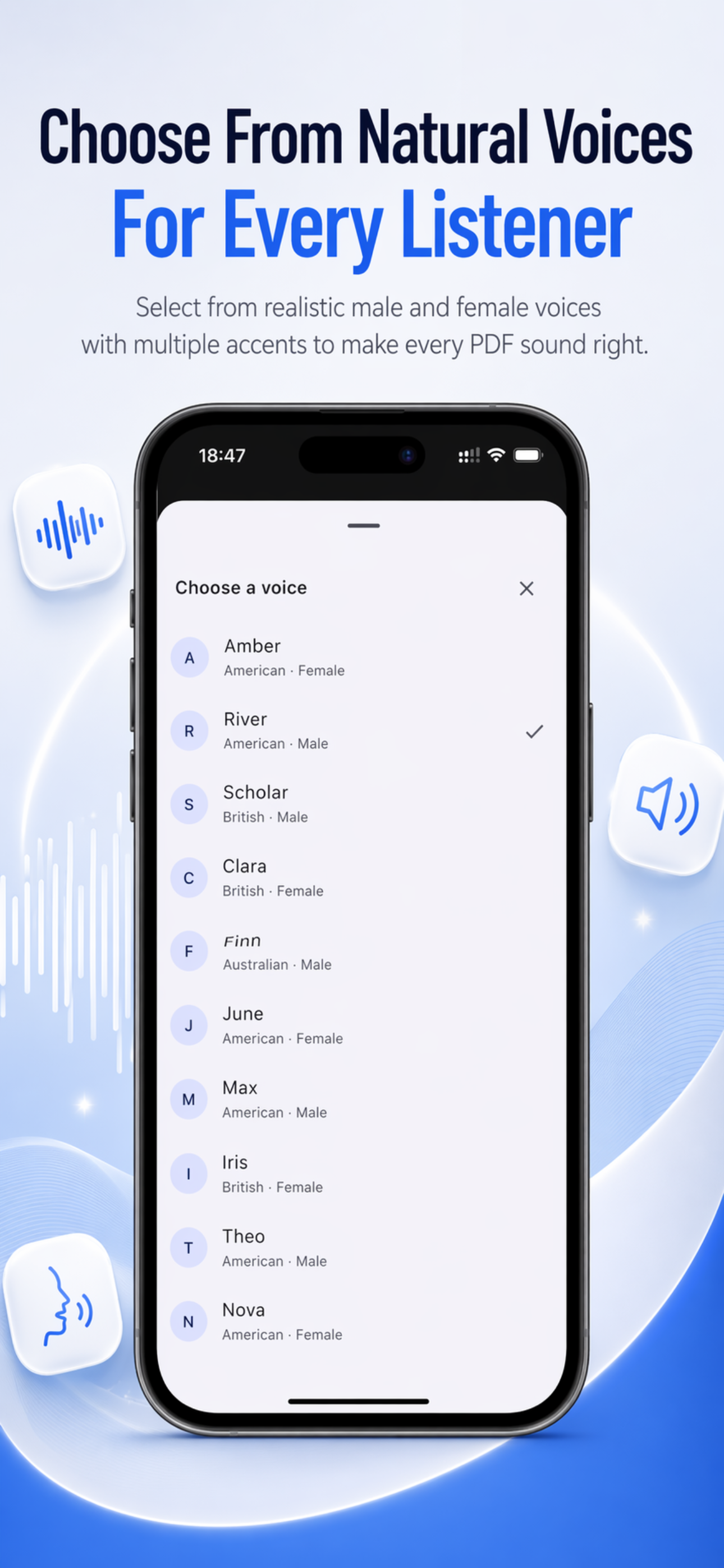 Listenly - AI PDF Reader Aloud