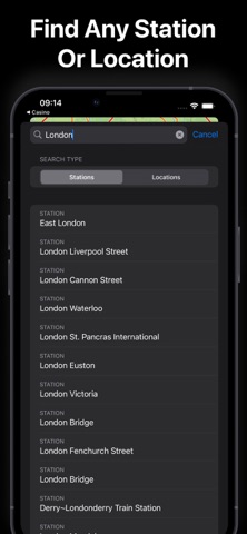 Railway Map - OpenRailwayMap screenshot