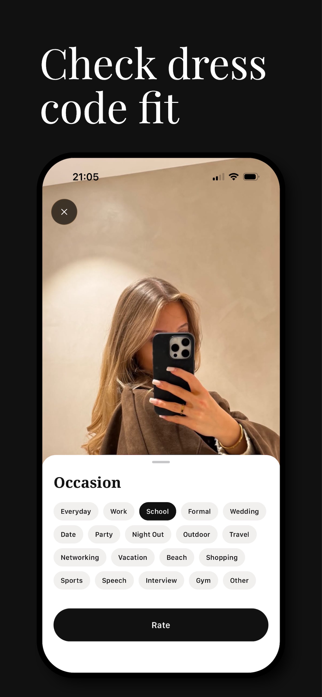 Screenshot 2 of Fitcheck AI - Outfit Rating