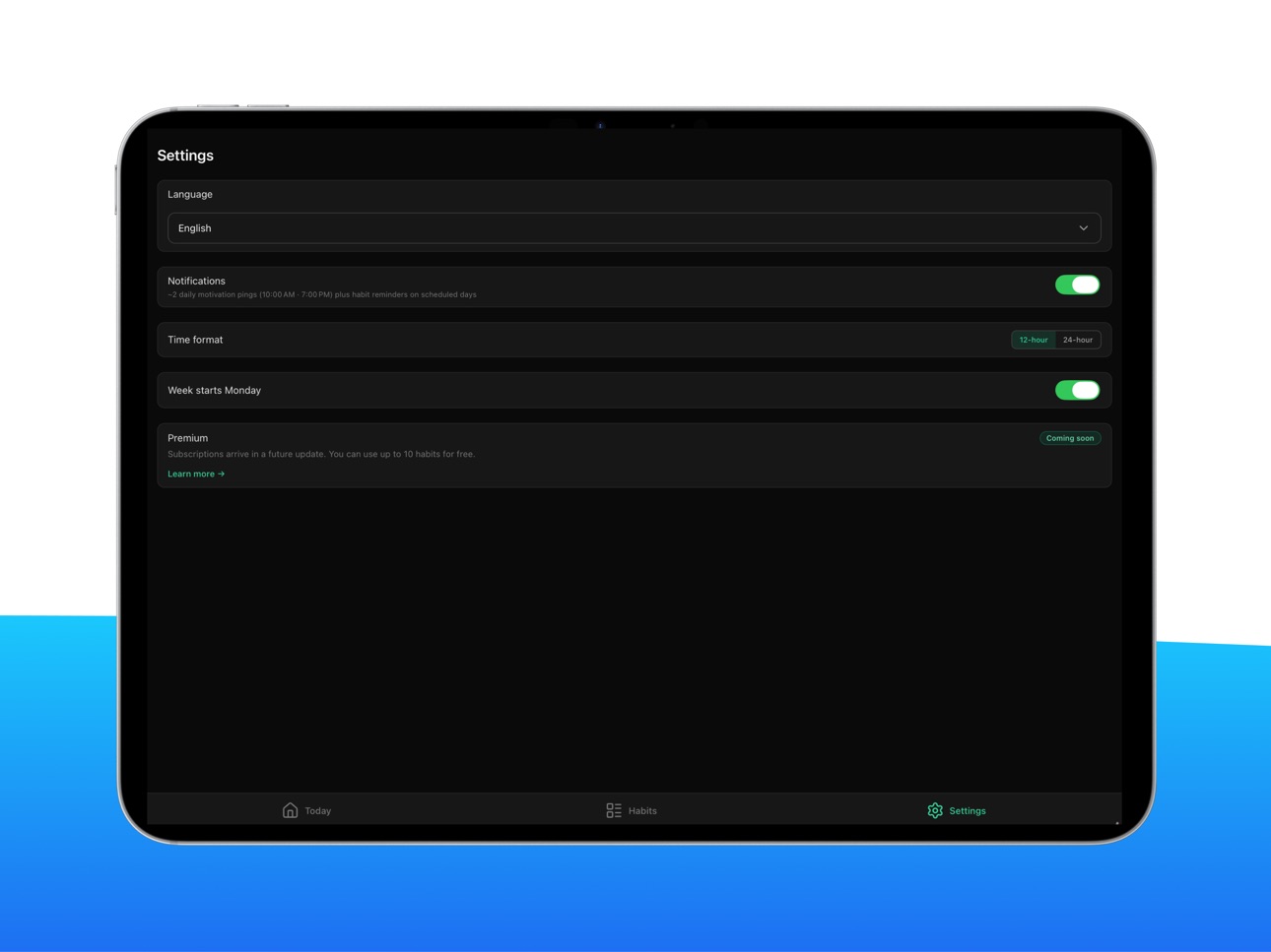 iPad screenshot
