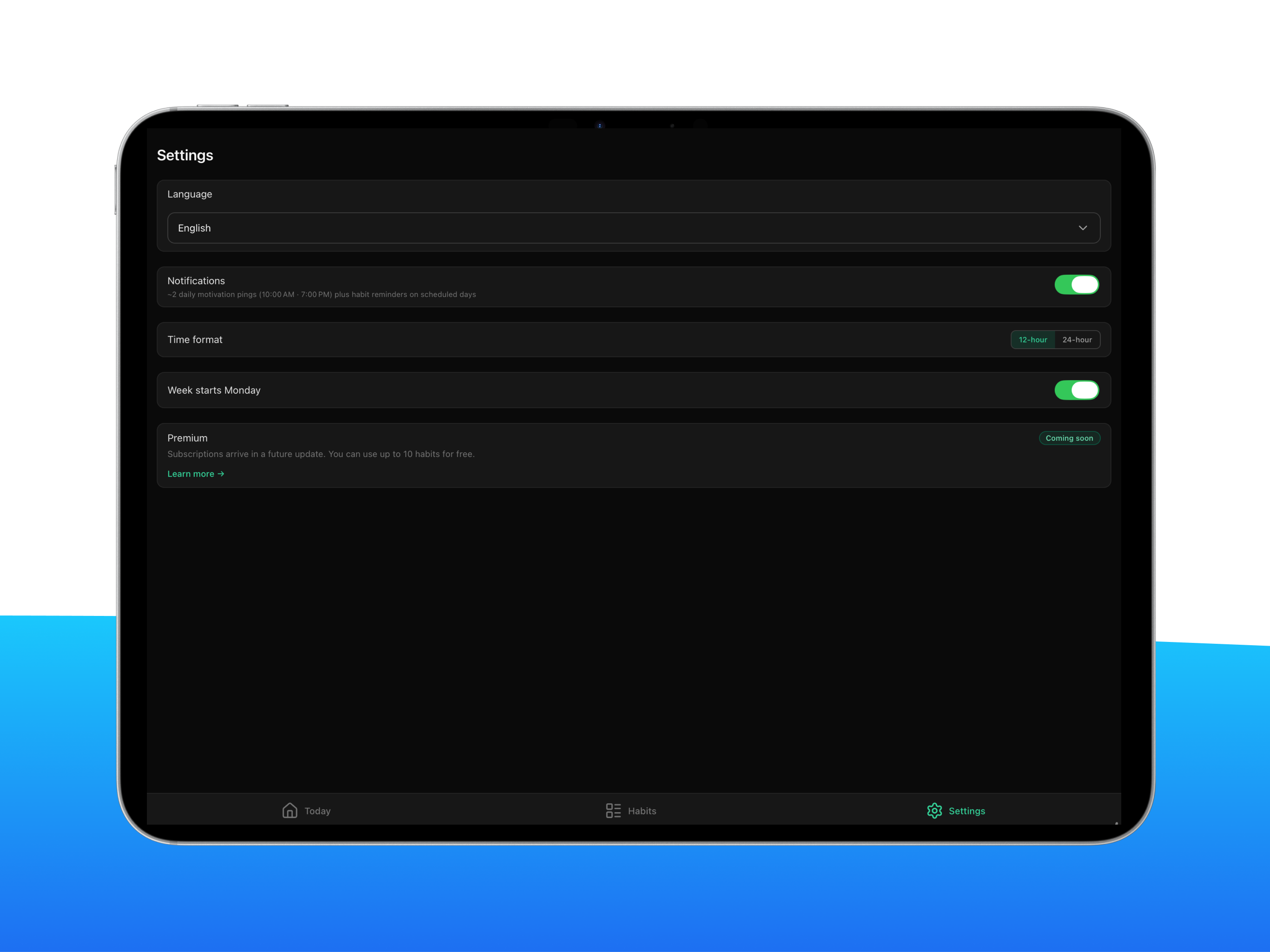Habion – Your Habit Streak App