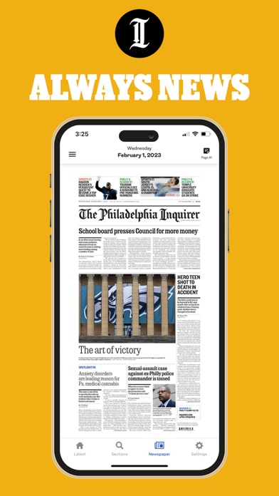 The Philadelphia Inquirer Screenshot