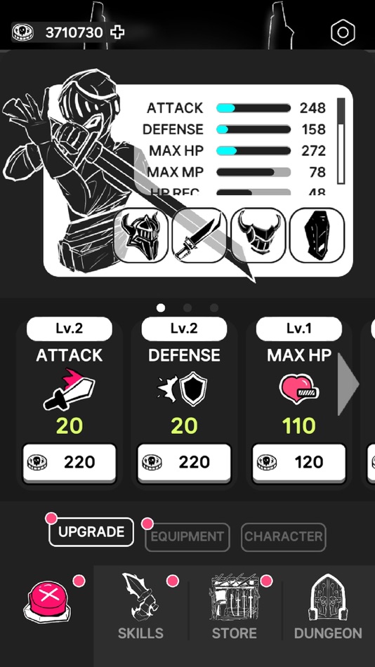 #4. Dark Tap RPG (iOS) 由: Su Min Kim