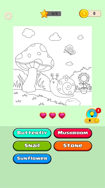 Word Art - Color Book Puzzle