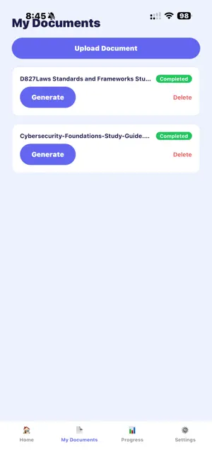 StudyFast: AI Flashcards screenshot 1