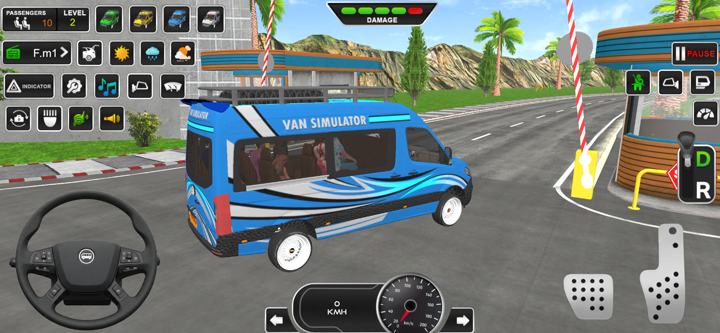 Dubai Van Simulator Games 3D screenshot 2