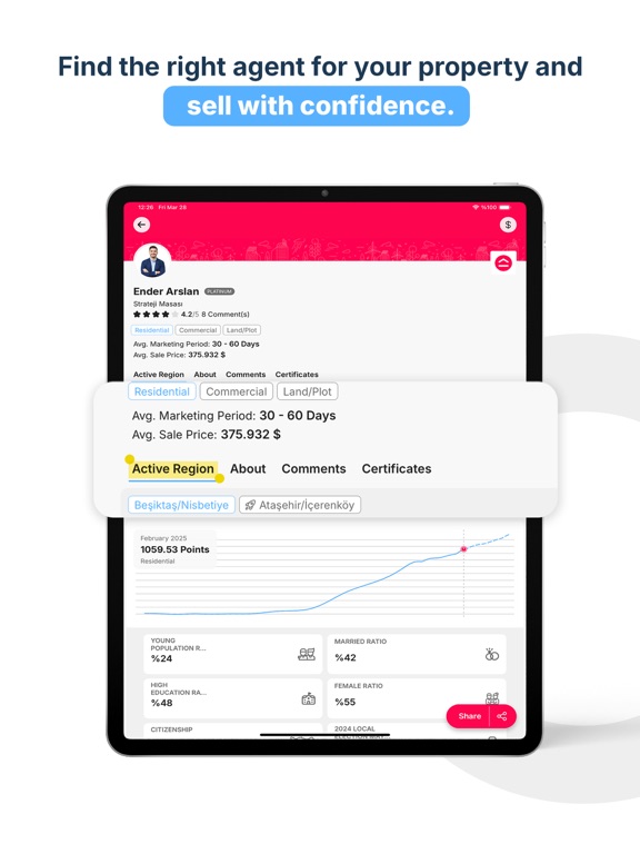 Endeksa: Value & Sell Property iPad screenshot 4 - Lifestyle app