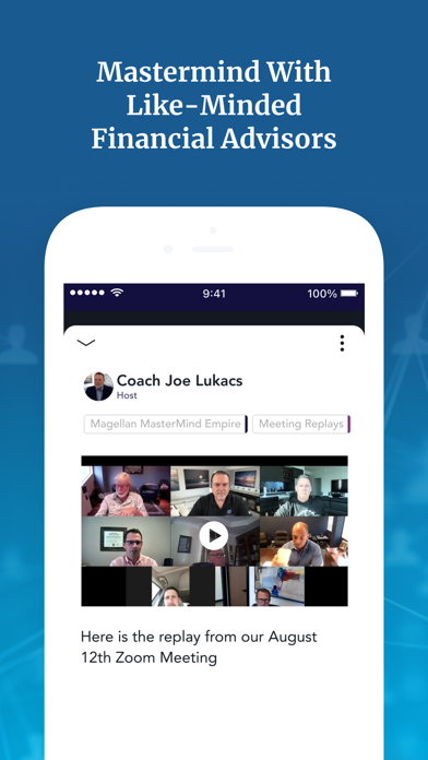 Screenshot 1 of Magellan Network/Mastermind App