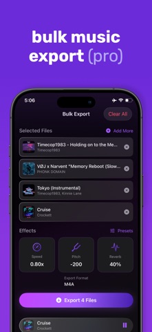 Slowed and Reverb App screenshot