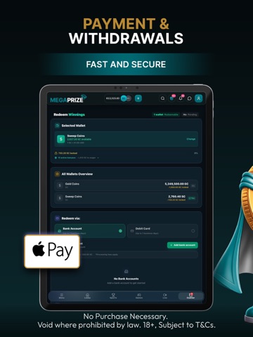 MegaPrize: Social Casino Poker iPad screenshot