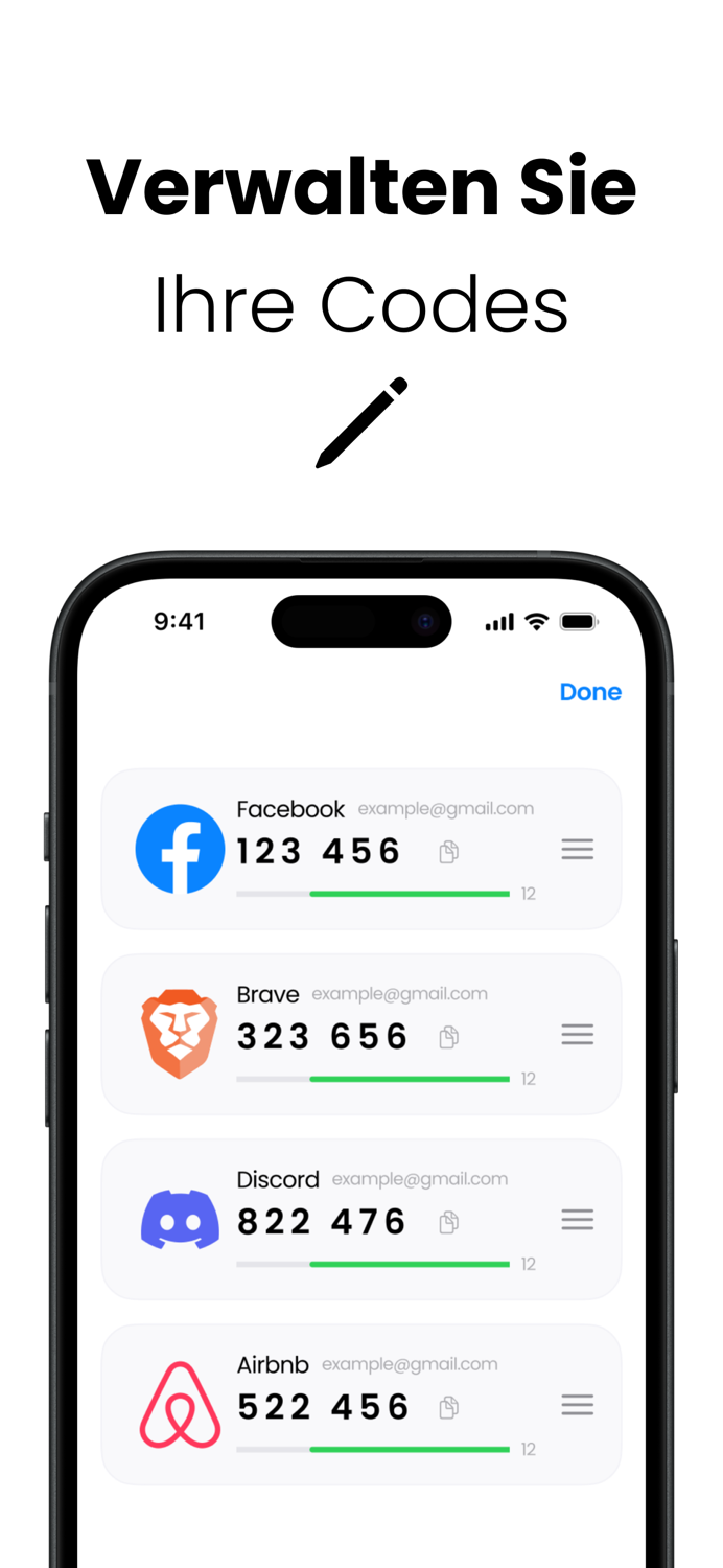 Authentifizierungs 2FA, MFA.