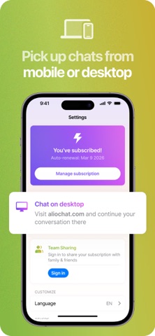 Alio: Private & Fun AI Chat Screenshot 5 of 5