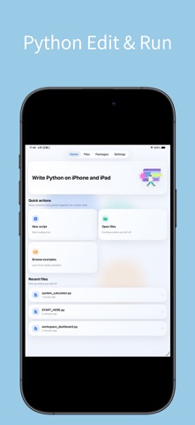 Python Code App - IDE & Editor iPhone screenshot