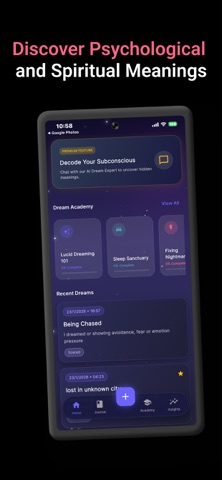 DreamEx AI Meaning & Journal iPhone screenshot