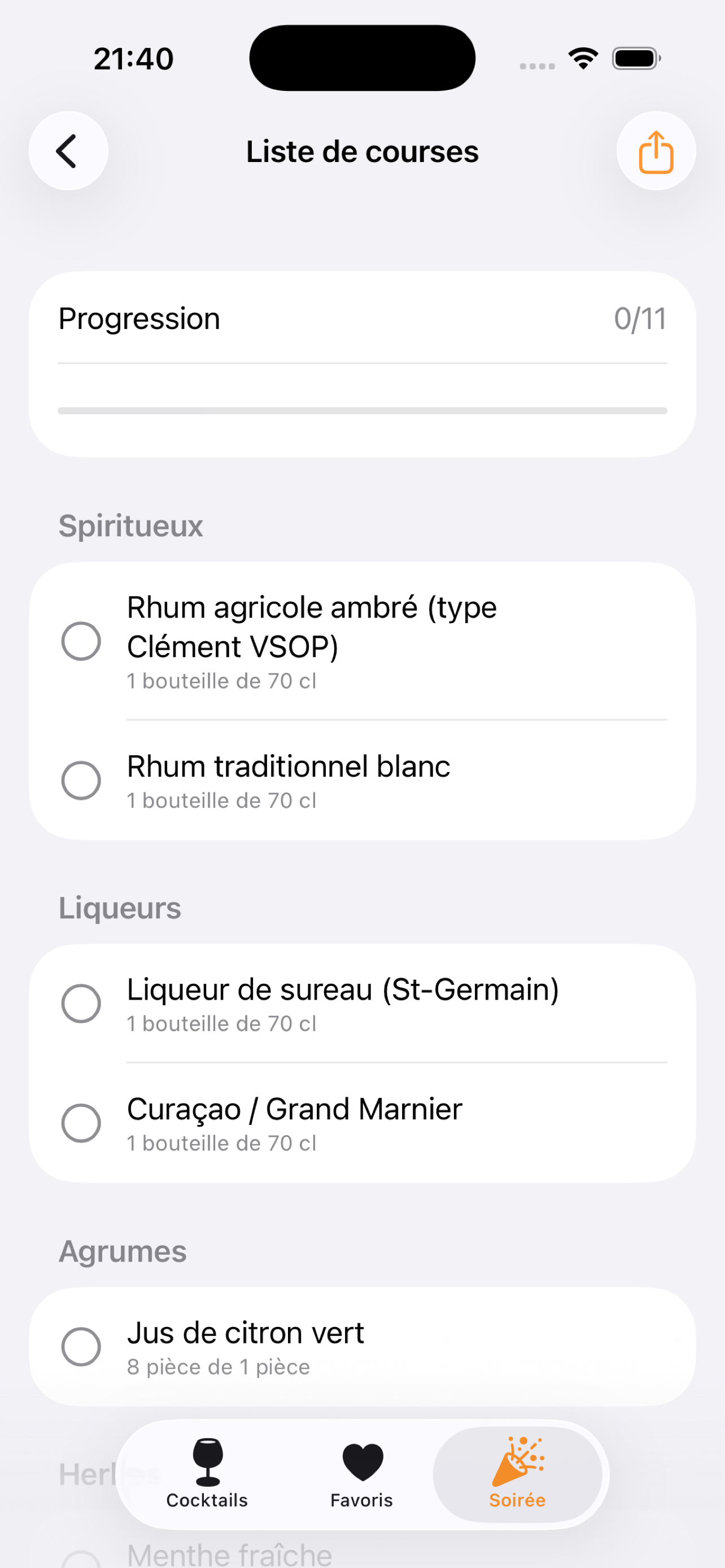 Cocktail Molotov - Recettes screenshot 6